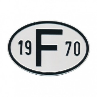 Plaquette F 1970