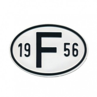 Plaquette F 1956