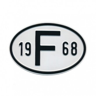 Plaquette F 1968