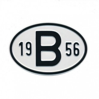 Plaquette B 1956