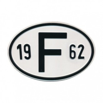 Plaquette F 1962