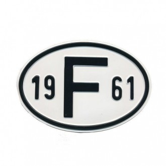Plaquette F 1961