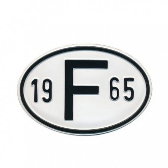 Plaquette F 1965