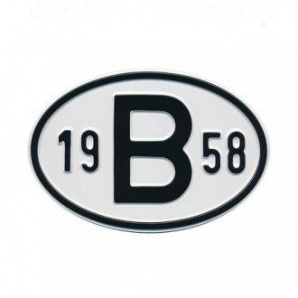 Plaquette B 1958