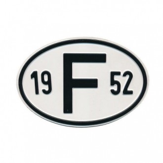 Plaquette F 1952