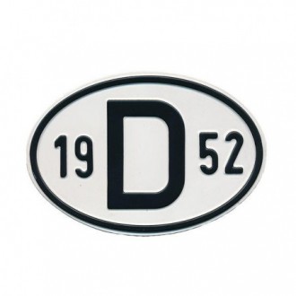 Plaquette D 1952