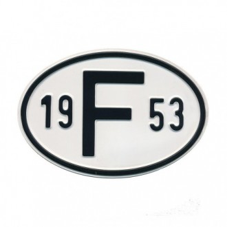 Plaquette F 1953