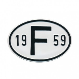 Plaquette F 1959