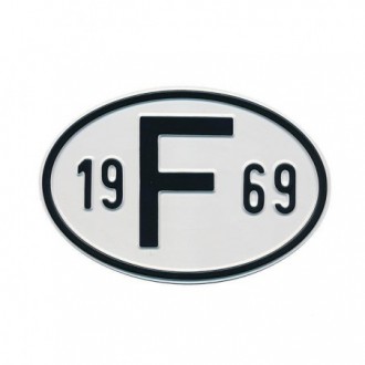 Plaquette F 1969