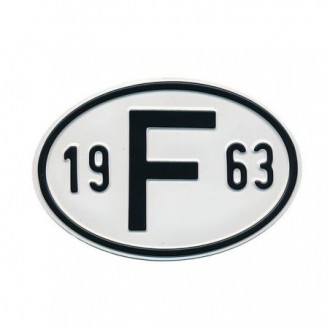 Plaquette F 1963