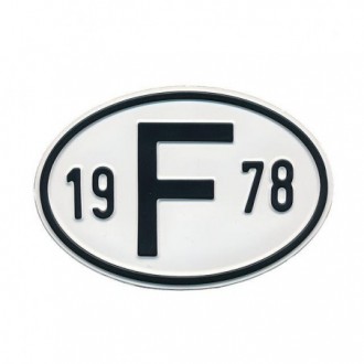 Plaquette F 1978