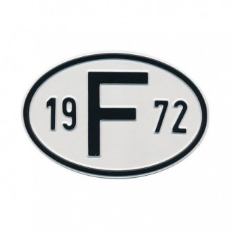 Plaquette F 1972
