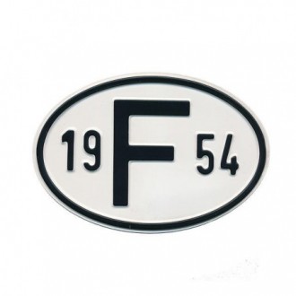 Plaquette F 1954