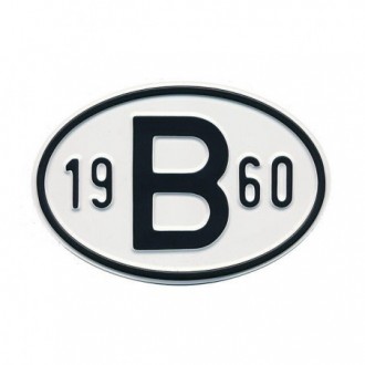 Plaquette B 1960