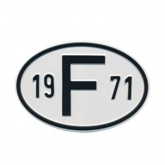 Plaquette F 1971