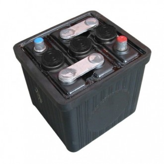 Batterie 6V, vide, 66 Ah (L 187 x B 169 x H 191)