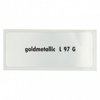 Sticker L 97 G, Gold metallic