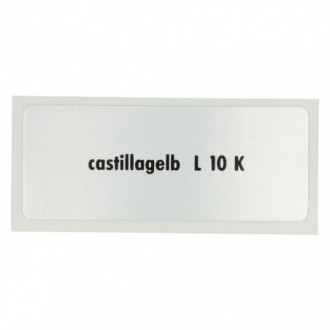 Sticker L 10 K, Castillian Yellow