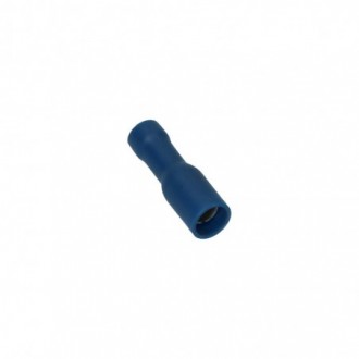Connecteur bleu, rond féminin 5mm