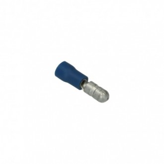 Connecteur bleu, rond 5mm