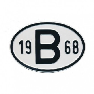 Plaquette B 1968
