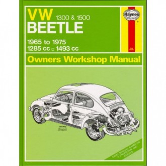 VW 1300 & 1500 Beetle Manual, Anglais, J.H. Haynes