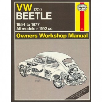 VW Beetle Manual 1200, Anglais, J.H. Haynes