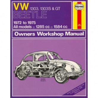 VW 1303, 1303S & GT Manual, Anglais, J.H. Haynes